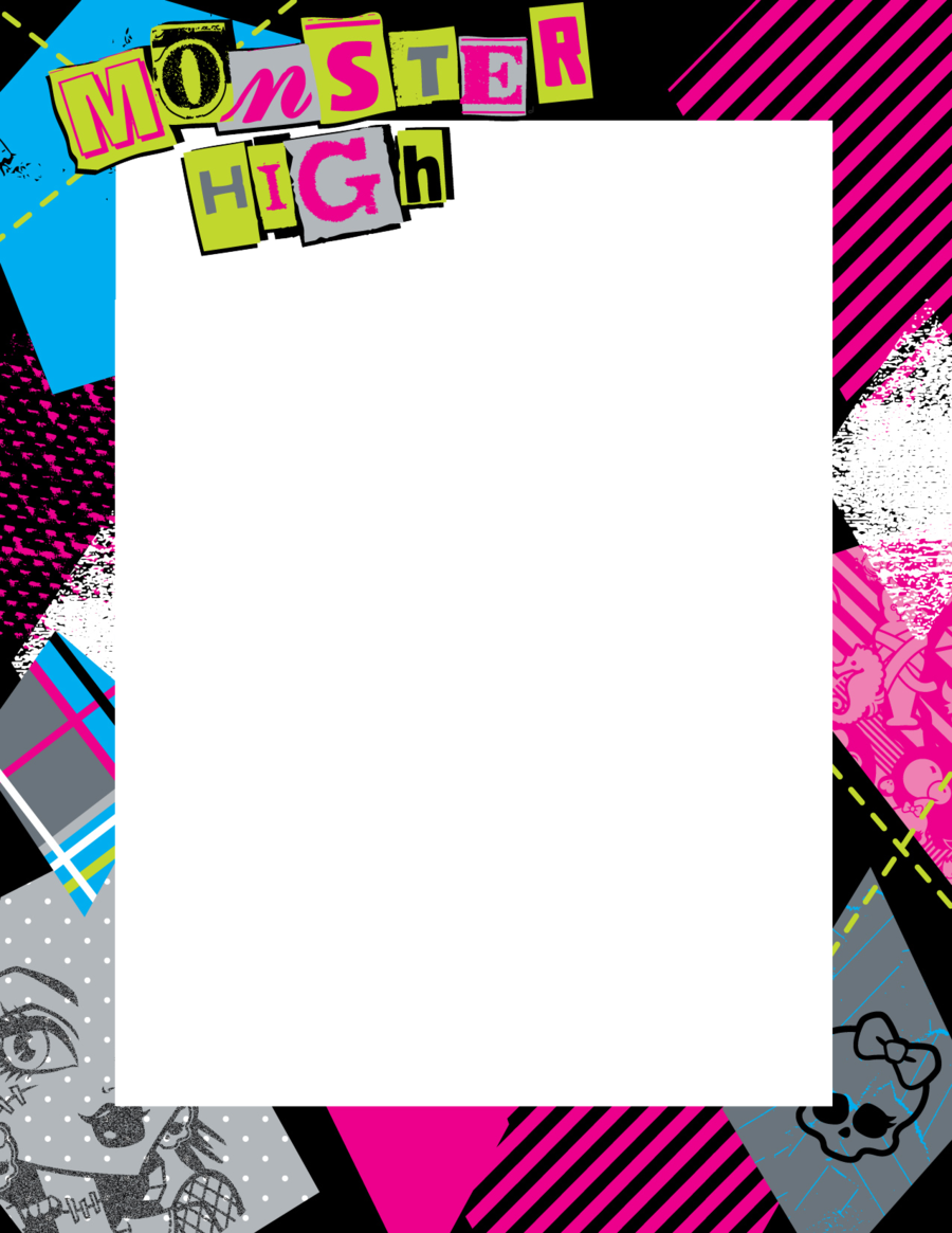 Coloring Book Black Monster High (900x1165)