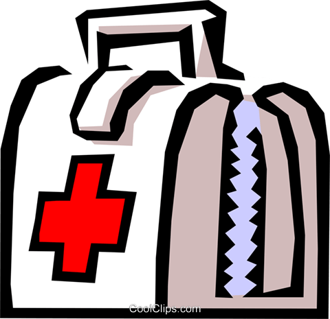 Doctor's Bag Royalty Free Vector Clip Art Illustration - Clip Art (480x465)
