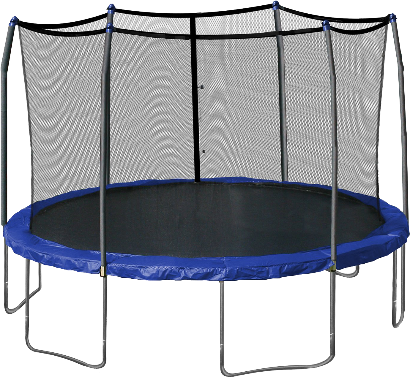 Trampoline Png Clipart - 14 Foot Trampoline With Basketball Hoop (1500x1500)