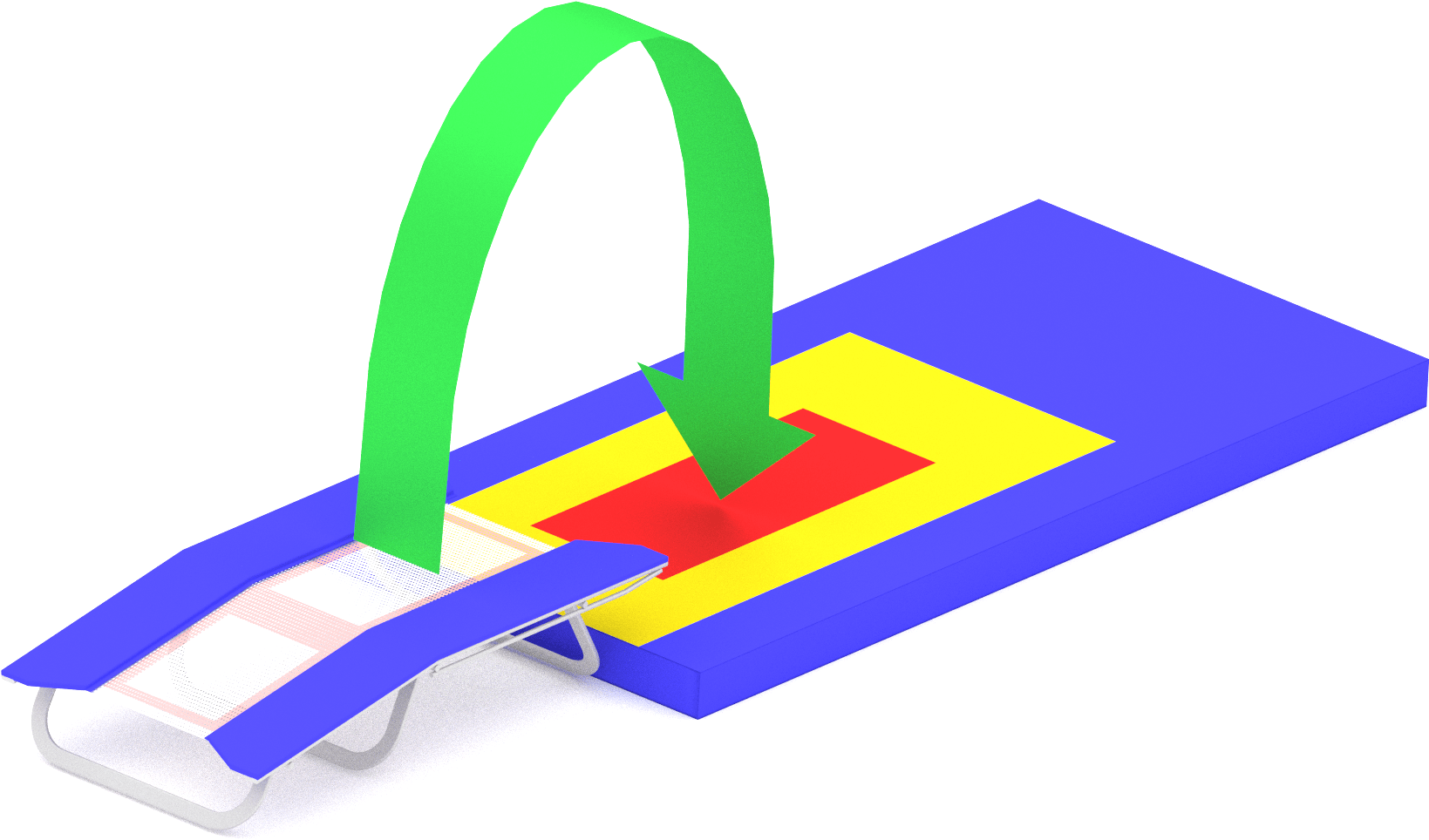 Mini Trampoline Clipart - Trampette (1920x1080)