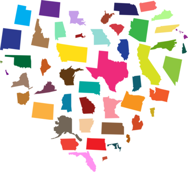 New Jersey U - United States Heart (372x340)