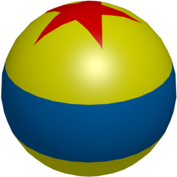 Vector Free Ball Vector Luxo - Pixar Ball Transparent (1191x670)
