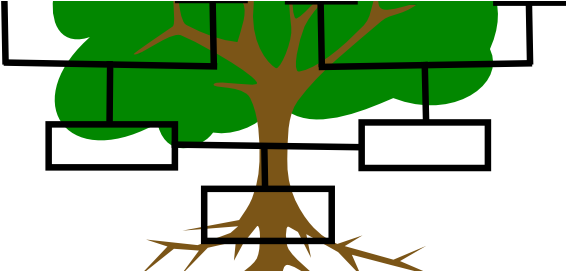 Picture Black And White A History Blog - Blank Family Tree Clipart (600x270)