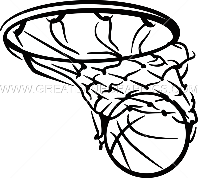 Basketball Net Swish Clip Art Png Picture Royalty Free - Basketball With Net Vector (825x741)