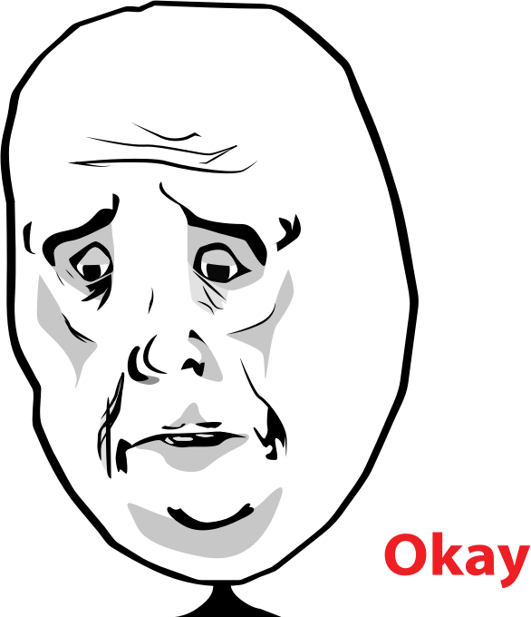 Ok Clipart Ok Face - Okay Face Transparent (586x680)