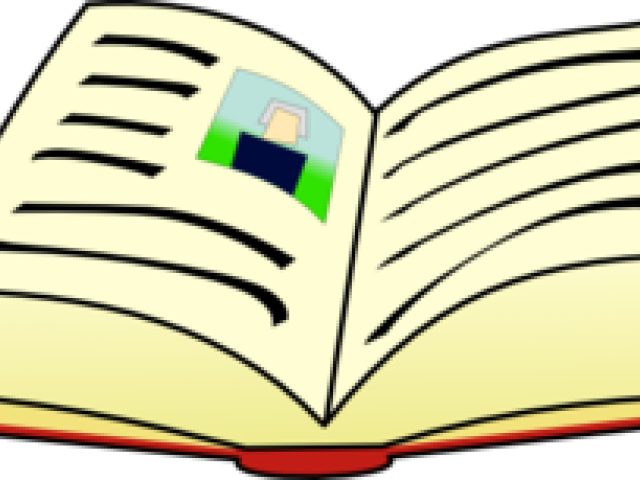 Open Books Clip Art Clipart Clip Art - Transparent Background Textbook Clipart (640x480)