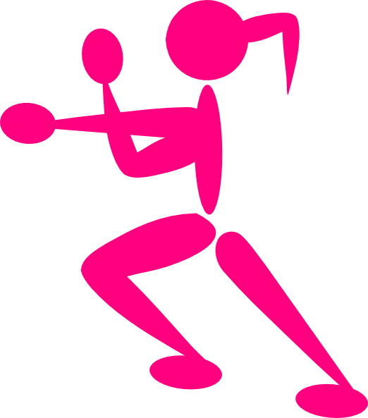 Clipart Girl Boxing - Boxing Stickman (522x593)