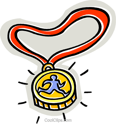 Medal Royalty Free Vector Clip Art Illustration - Medal (449x480)