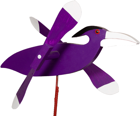 Raven - Beaver Dam Raven Whirly Bird, Purple (479x410)