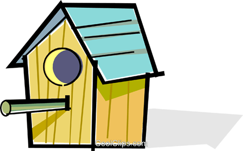 Birdhouse - Vogelhaus Clipart (480x299)