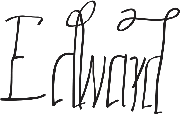Edward - Edward Vi Of England Signature (593x367)