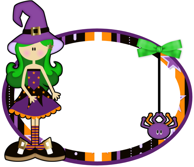 Halloween Frameshalloween Iiholidays Halloweenclipartwitches - Halloween Frameshalloween Iiholidays Halloweenclipartwitches (700x700)