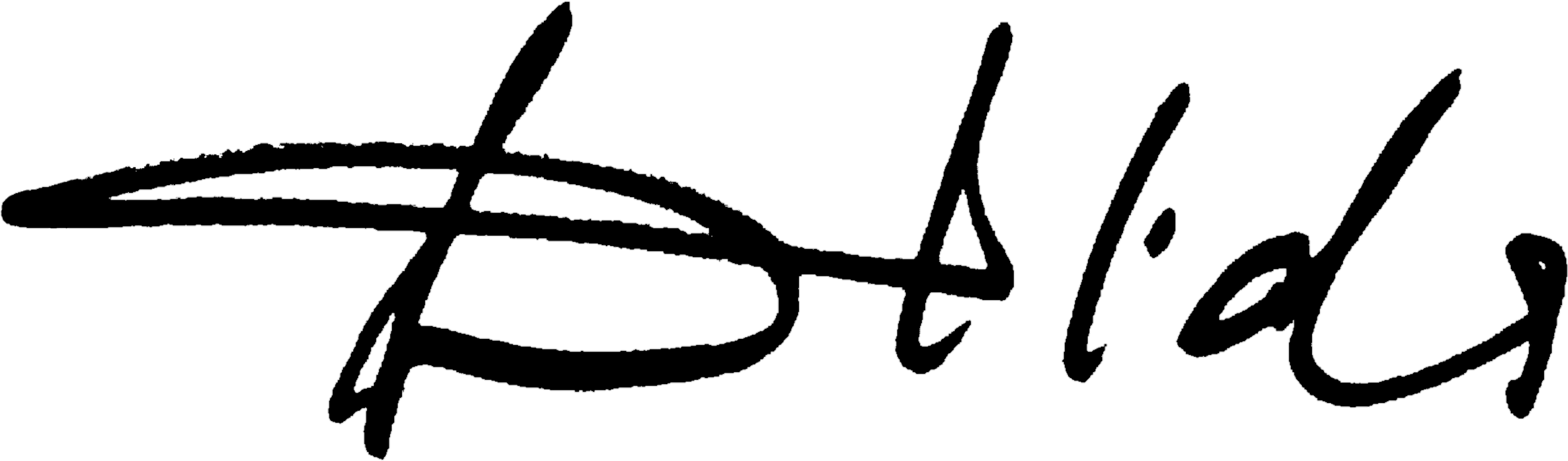 Dalida Signature - Signature Dalida (2657x819)