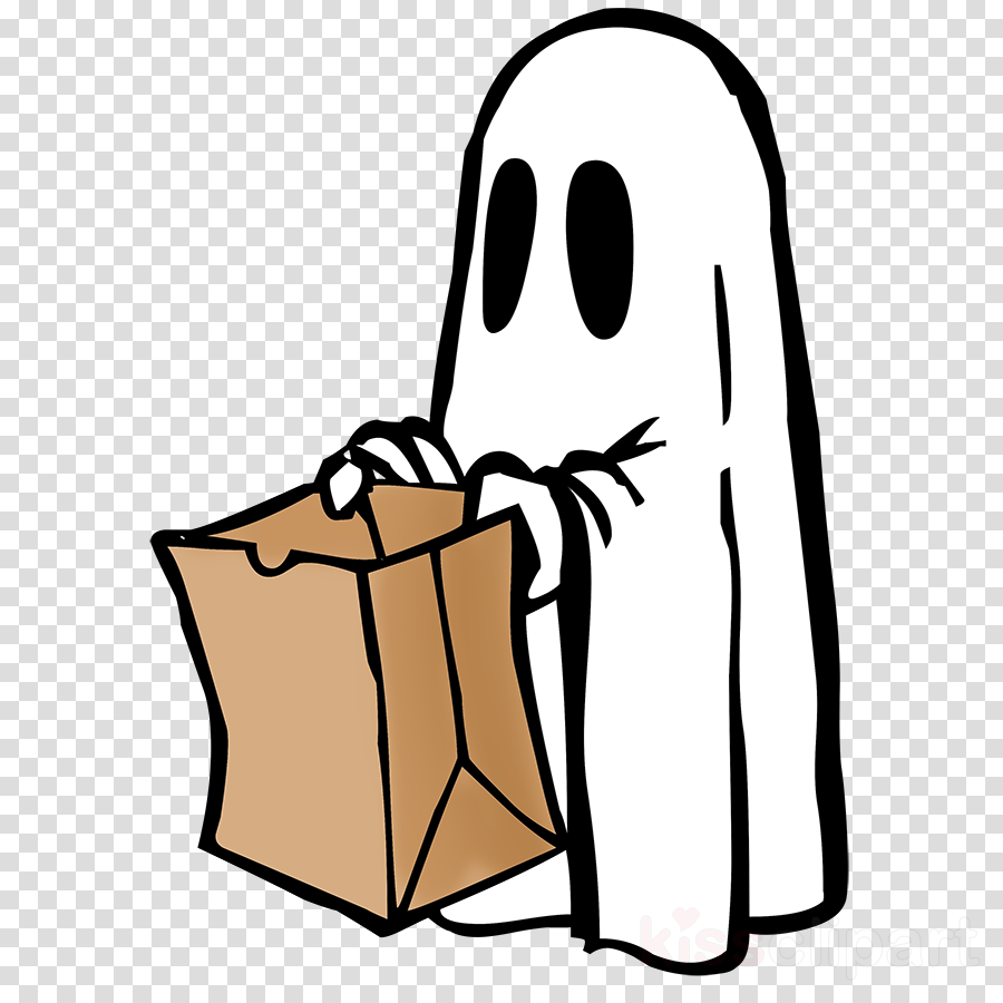 Halloween Coloring Pages For Kids Clipart Coloring - Ghost Halloween Costume Clipart (900x900)