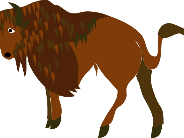 Gnu Clipart Bison - American Bison (640x480)