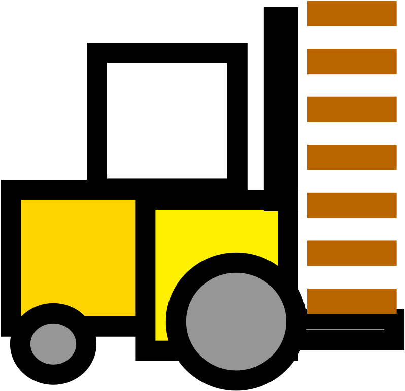 Free Download Monta Cargas Png Clipart Forklift Pallet - Montacargas Png (800x800)