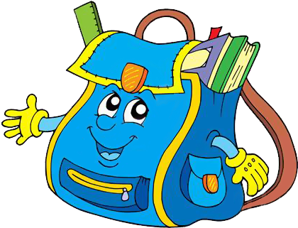School Bag Clip Art (427x329)
