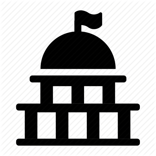 Government Clipart City Hall - Administration Icon (512x512)