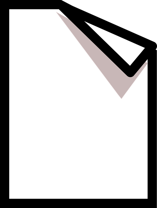 Piece Paper Frames Illustrations - Piece Of Paper Icon (544x720)