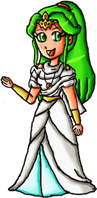 Myths And Monster Palutena - Palutena Of Myths And Monsters (400x740)
