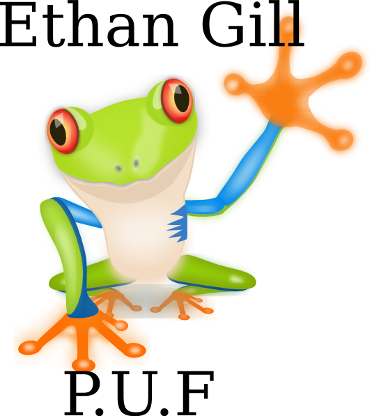 Cartoon Red Eyed Tree Frog (534x597)