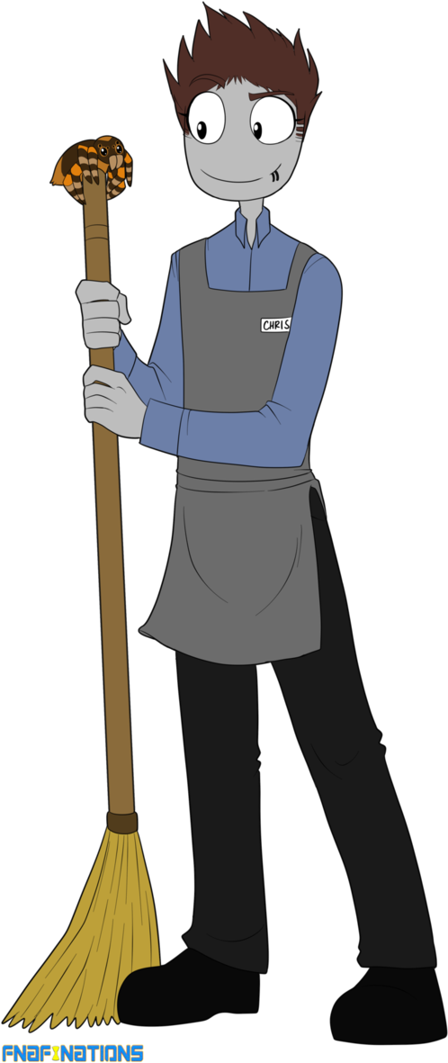 19 Janitor Clipart Tired Huge Freebie Download For - Imagenes De Los Guardias De Seguridad Fnaf (644x1239)