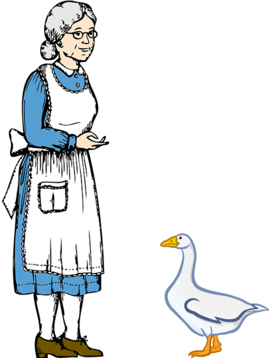 Picture1 - Drawing Of A Grandma (593x700)