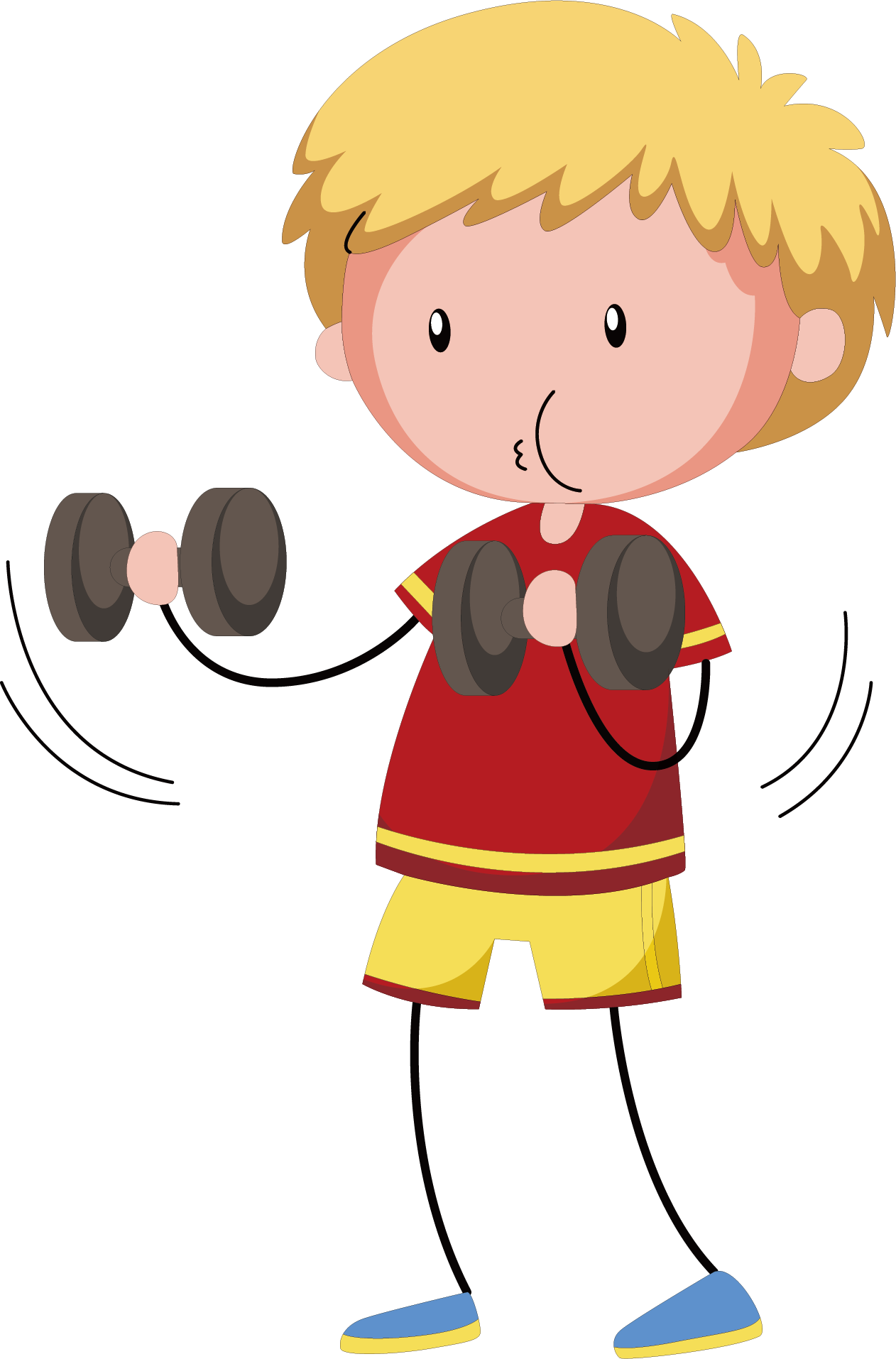 Clipart Black And White Stock Weight Training Illustration - Imagenes De Deportes Animados Png (1262x1914)