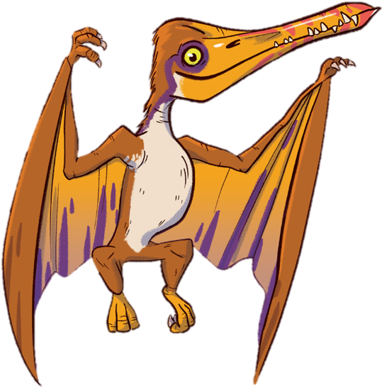 Cearadactyl Sitting - Animal Figure (604x586)