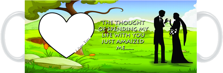 Married Couple Mug Theme - Heart (800x700)