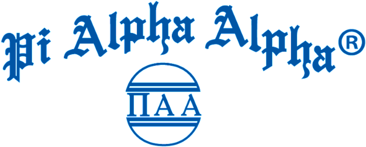 Pi Alpha Alpha Logo Banner - Pi Alpha Alpha (800x289)