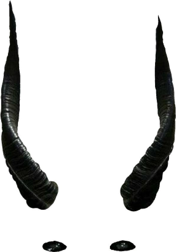 Horns Vector Devil - Black Devil Horns Png (597x852)