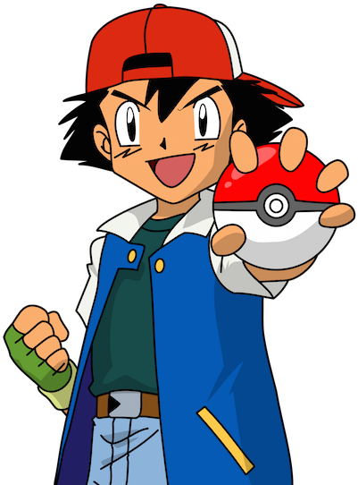 Can You Become A Pokémon Master Congratulations You - Pokemon Ash Ketchum Png (415x553)