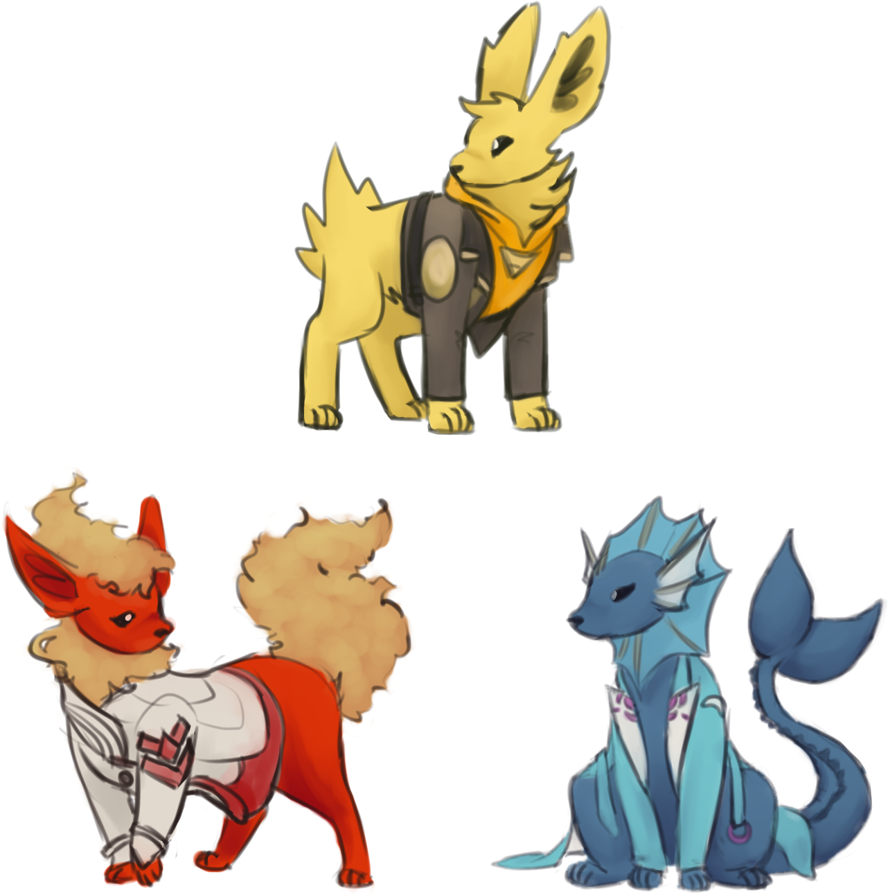 Pokemon Go Team Eeveelutions - Pokémon Go (1400x1400)