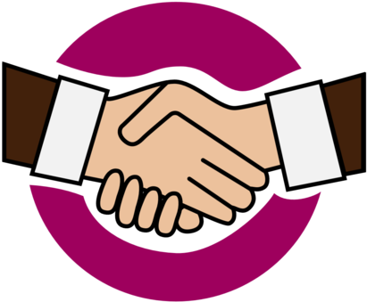 Handshake - Shake Hand Clipart Png (750x385)