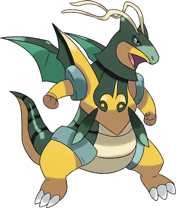 Pokemon Go Sprites Png Dragonite Image Freeuse - Mega Dragonite Fr (678x800)