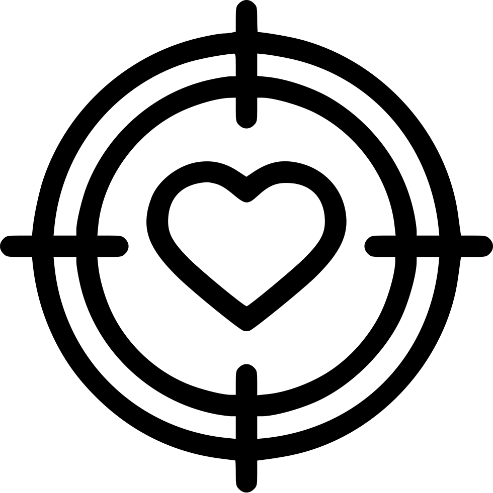 Romantic Valentine Day Dart Game Aim Archer Comments - Target Clip Art (980x981)