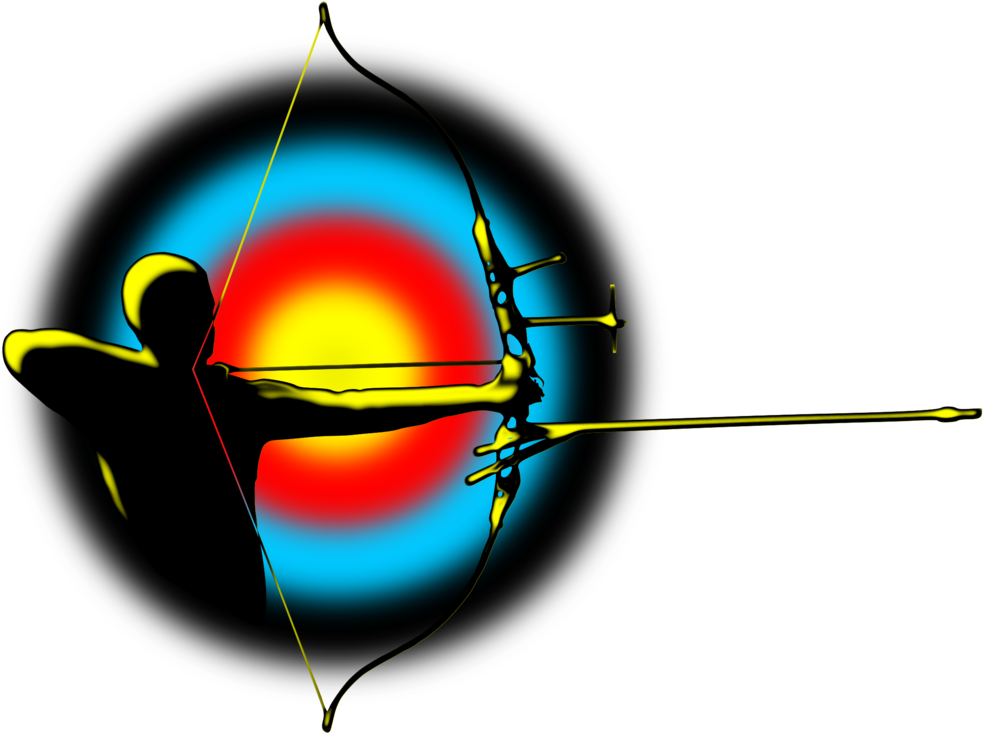 Archery Computer Icons Sports Bow - Siluet Panahan (1125x750)