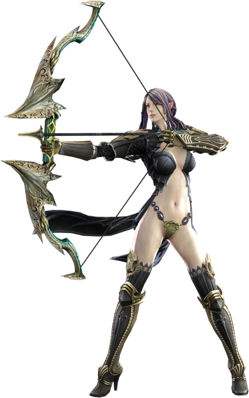 Clipart Library Tera Online High Archer - Tera Character Bow (894x894)