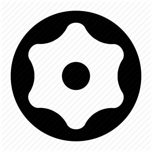 Vector Screw Head Icon Clip Art Freeuse - Torx (512x512)