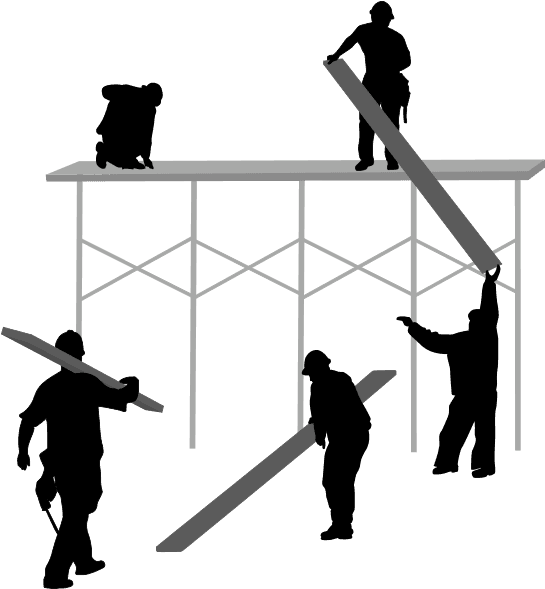 Scaffolding Service - Clip Art (554x598)