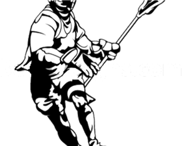 Lacrosse Clipart Silhouette - Lacrosse Png Clip Art (640x480)