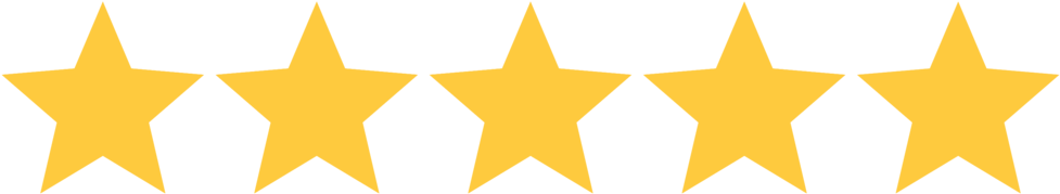 Scott Jackson - 5 Star Rating Icon Transparent (1000x200)