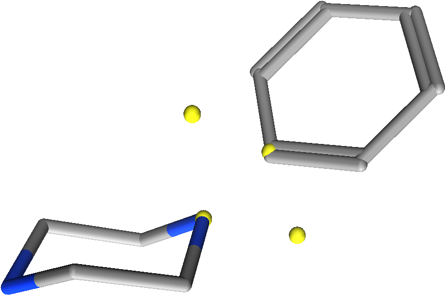 While An Exit Vector For Substitution Of Benzene Would - Diagram (900x766)