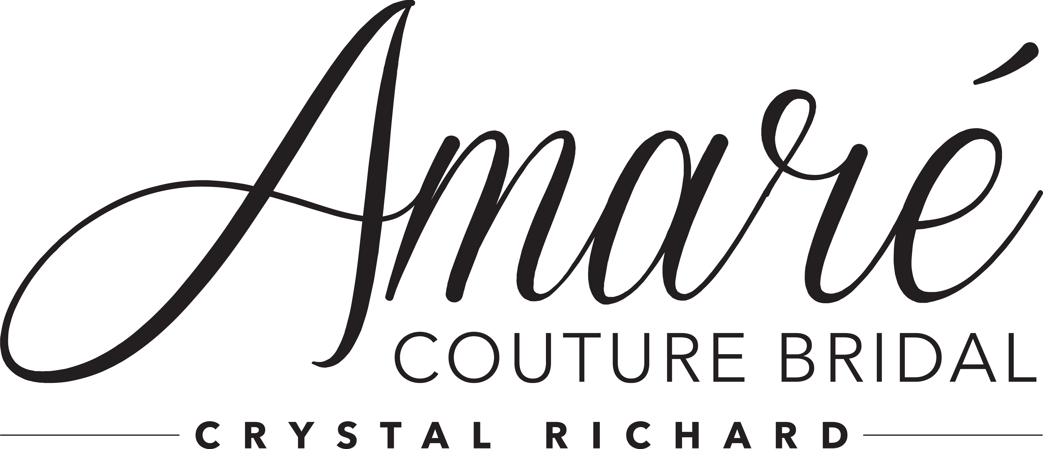 Amaré Couture Bridal Is Committed To Designing And - Boutique Design (3563x1534)