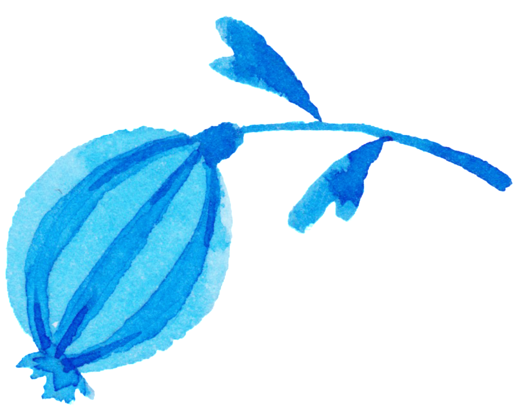 Blue Flower Decoration Vector - Blue Flower Decoration Vector (1024x826)