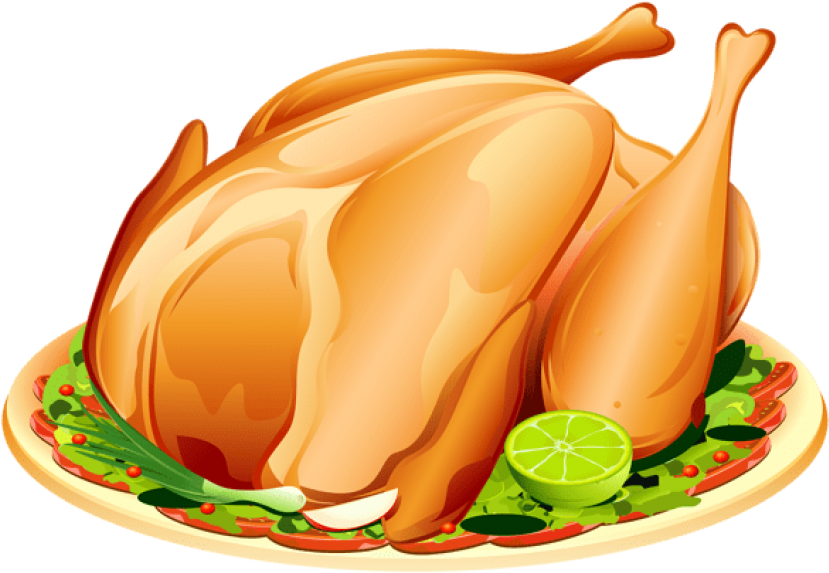 Free Png Roast Turkey Png Images Transparent - Clip Art Cooked Turkey (850x586)