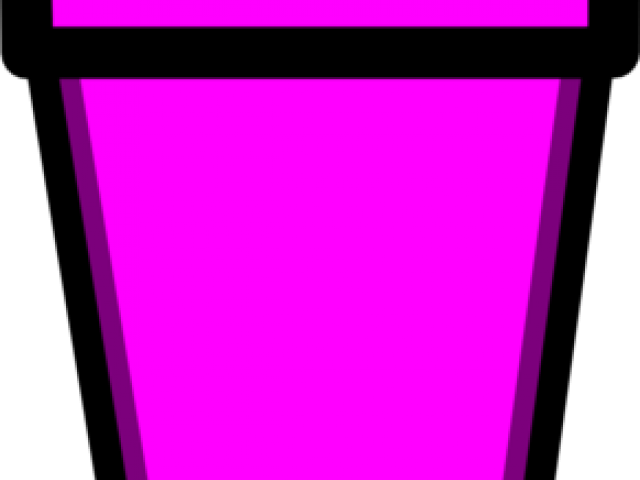 Pot Plant Clipart Pink - Flowerpot (640x480)