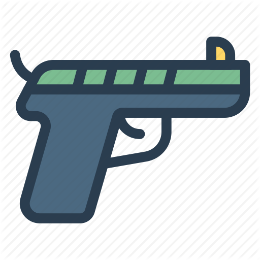 Pistol Png Transparent Blue Huge Freebie - Sign (512x512)