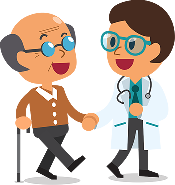 Centerbase Is The Only Fully Integrated, Cloud-based - Doctor Helping People Cartoon (350x370)